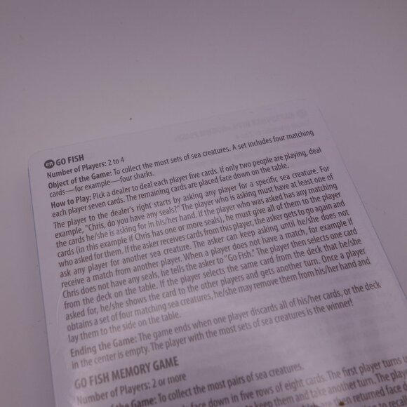 Melissa & Doug Go Fish Playing Cards 14370 Still in Plastic - Picture 15 of 16